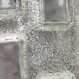 Lámpara de techo " Voghera" de cristal. Italia, 1970s.