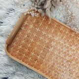 Rattan tray