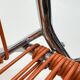 "Scoubidou" Orange Vintage 60's Folding Child's Armchair Chair