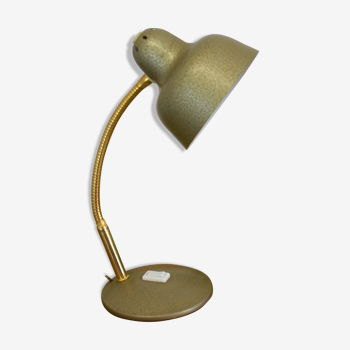 Lampe flexible peinture verte martelée