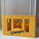 Caisse porte bouteilles Schweppes