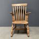 English Windsor chair in light elm wood