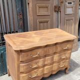Louis xv style chest of drawers in pickled cherry
