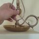Marine lamp in bronze and brass - bronze swing lamp