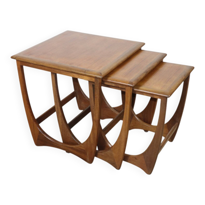 Tables gigognes en teck G-Plan, années 60