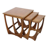 G-Plan teak nesting tables, 1960s.