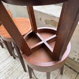 6 vintage Baumann bar stools