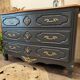 Birch wood chest of drawers