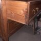 2 bedside tables with Louis XV style marquetry doors