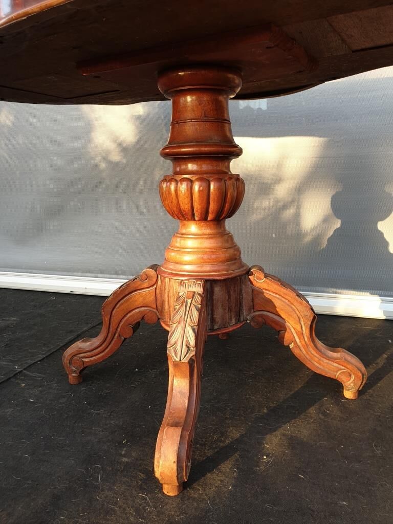 Napoleon III violin table with 2 drawers for inspired musician