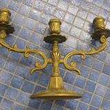 Chandelier baroque en laiton
