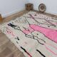 Handmade wool Berber rug 300 X 195 CM