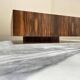 Side table in Macassar ebony