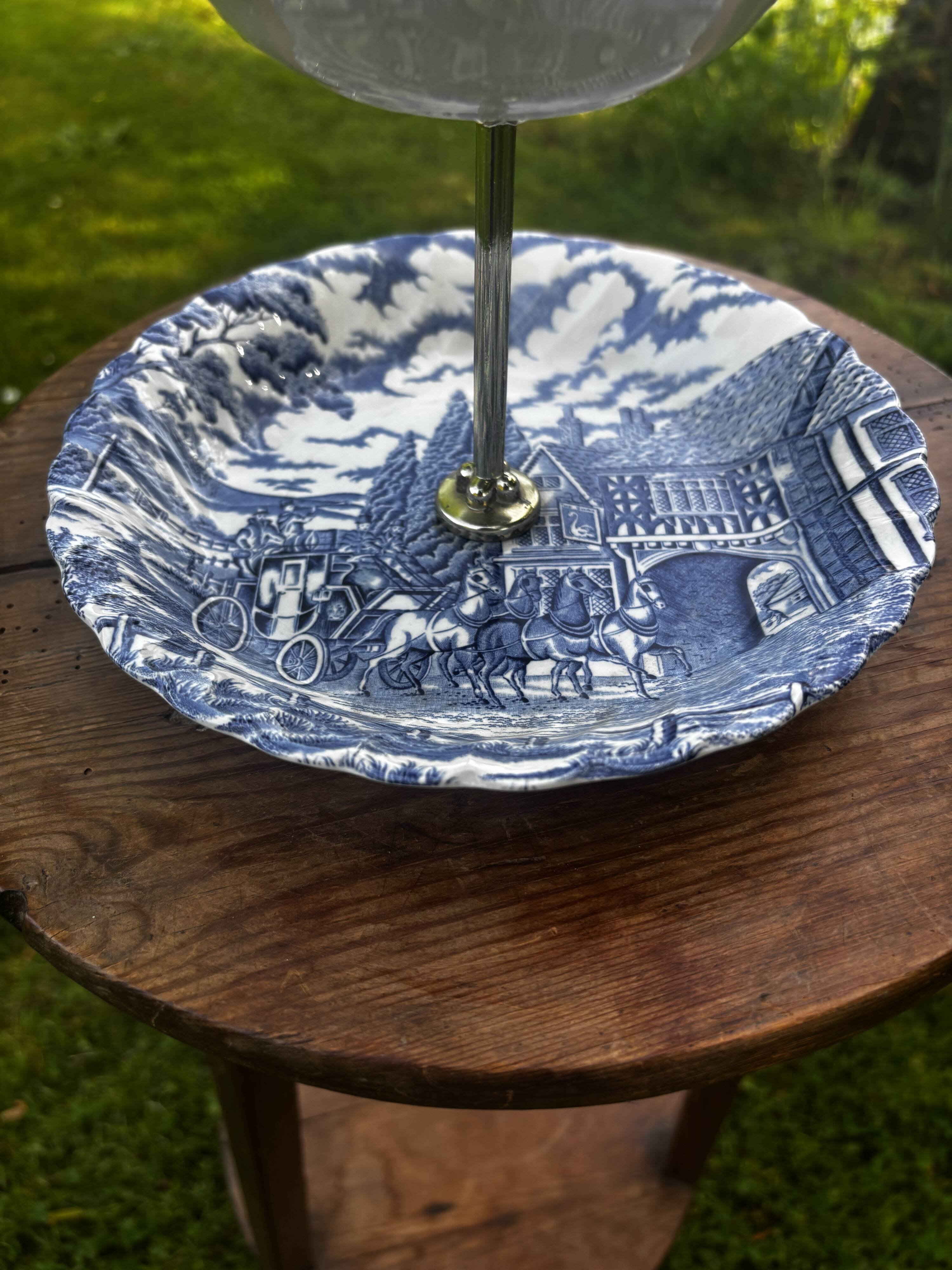 Superb English porcelain servant Myott Royal Mail