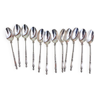 12 Silverplated teaspoons