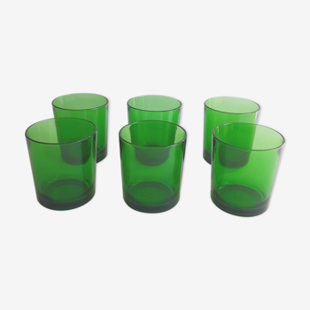 Lot de 6 verres vintage