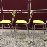Yellow formica chairs
