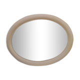Art deco-style oval mirror 71x56cm