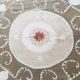 Vintage hand-embroidered tablecloth 139x146 cm