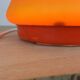 Atomic mushroom lamp orange glass 70's