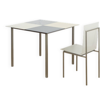 Postmodern Italian table/desk and chair for Alias