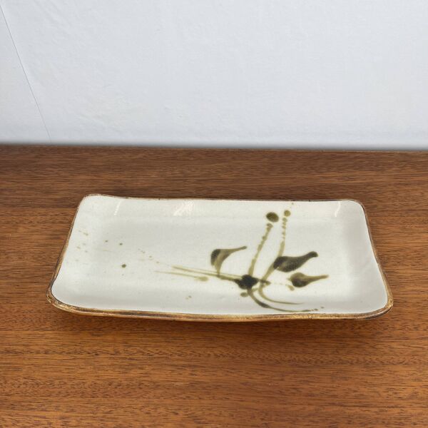 Plat rectangulaire ''La Colombe'', 1950/60, Madeleine Brault
