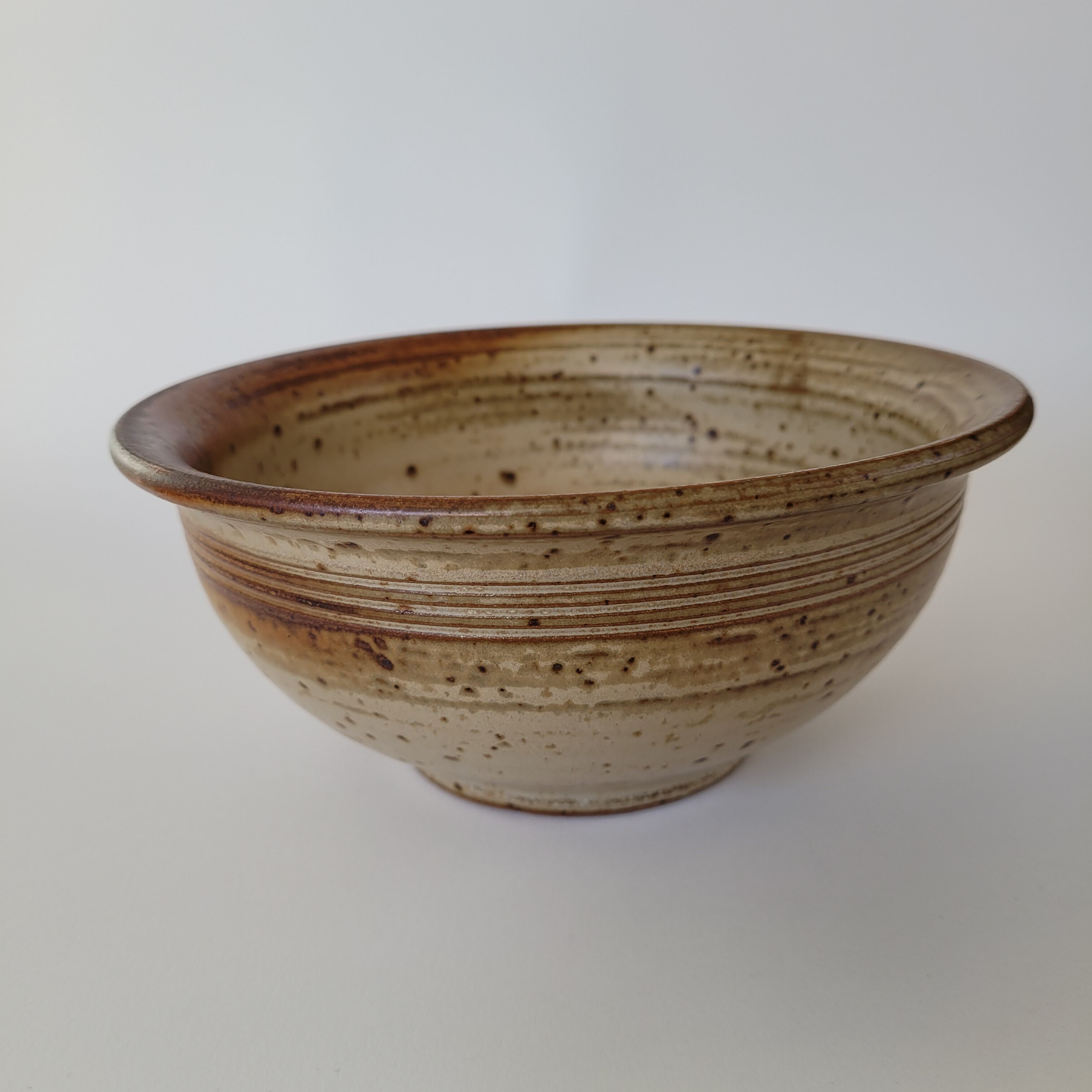 Pyrite sandstone bowl