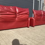 Set of 2 maralunga 2-seater sofas by Vico Magistretti for Cassina