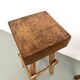 Pair of brutalist bar stools, France, 1950s