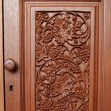 Vintage Vanity Desk, unique hand carved, Chiang Mai teak wood