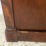 19th century sideboard in mahogany and black granite