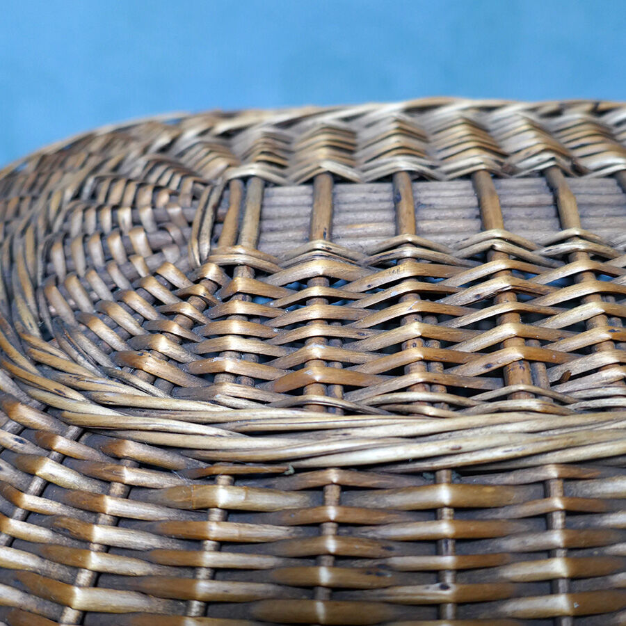 19th century wicker basket