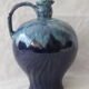Blue pitcher ceramic vase cab ceramic art of Bordeaux