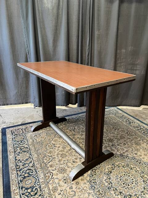 Small vintage bistro table – antique coffee table
