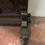 Console table in carved oak XX century