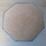 Beveled octagonal mirror 40s 50s 31x31cm