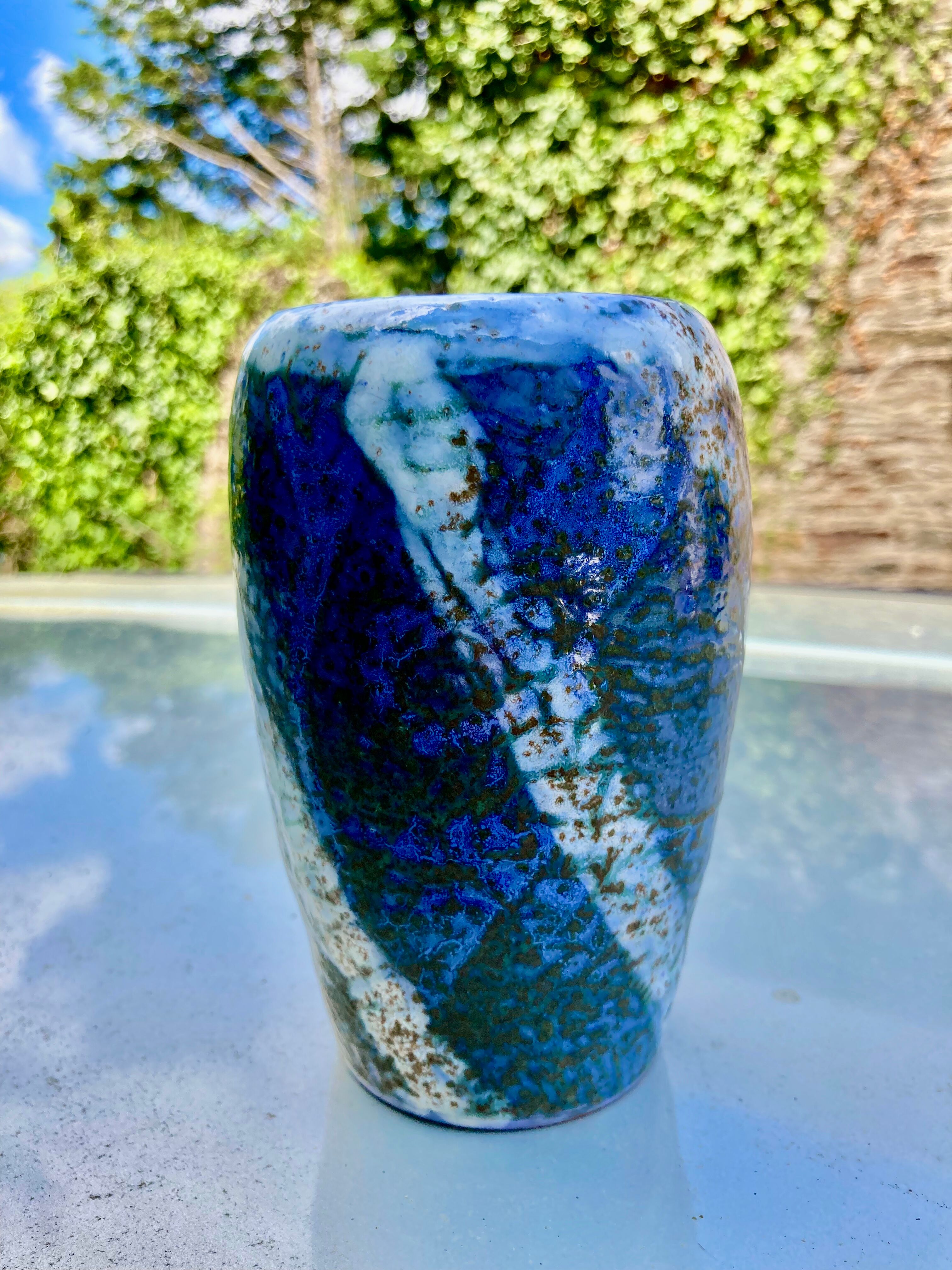 Enamelled ceramic vase to be identified - 444