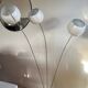 DELMAS three-arm chrome floor lamp - vintage 1970s