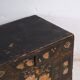 Antique chest painted in pine wood – China, around 1900