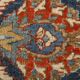 2x7 Navy Blue & Red Persian Runner Rug, 60x208Cm