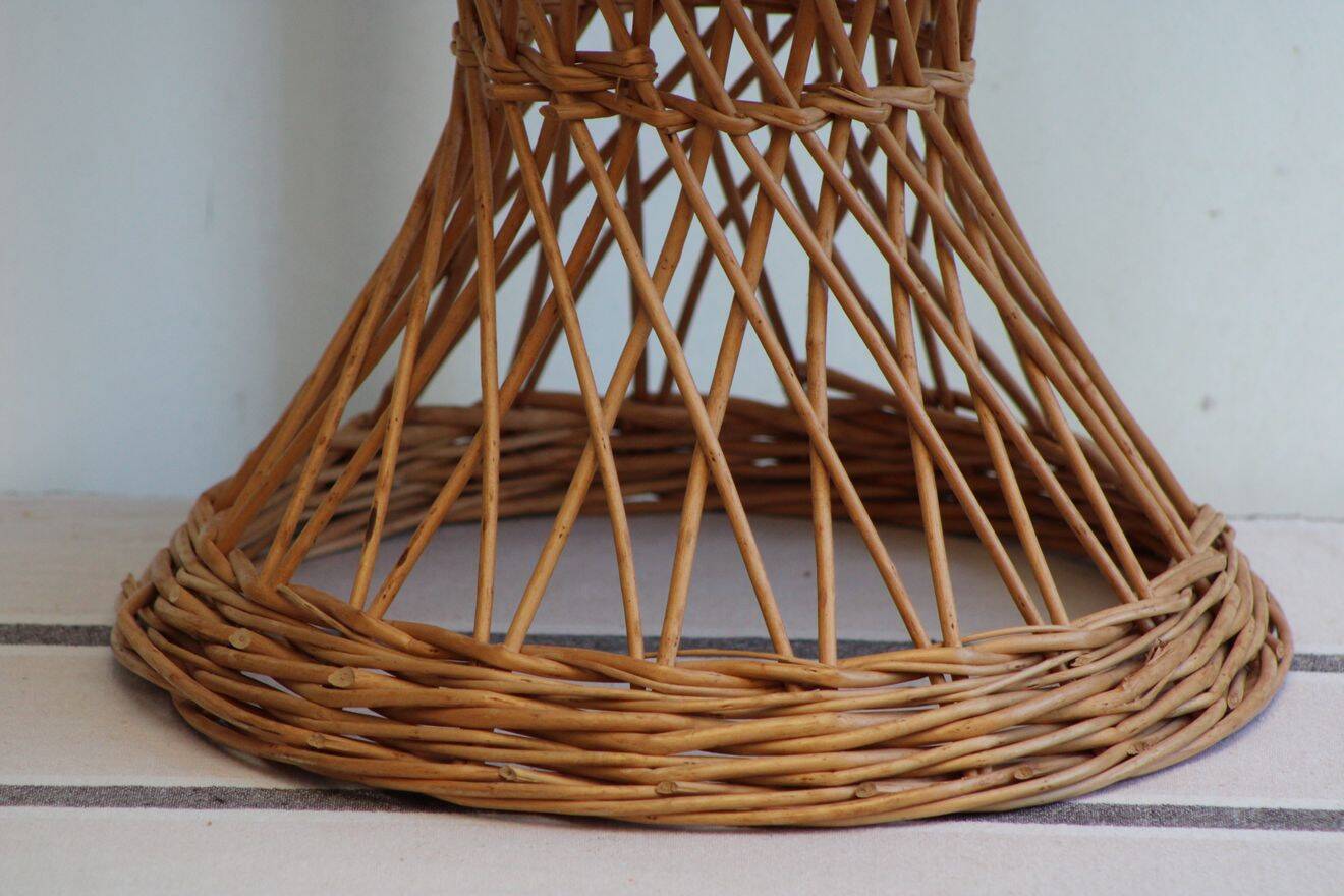Wicker coffee table