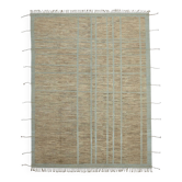 Tapis turc contemporain noué à la main, 282 cm x 372 cm, en laine marron