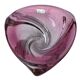 Vase Wave Val-Saint-Lambert rubis sommerso design Delvenne 1950