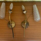 Paire d'appliques murales