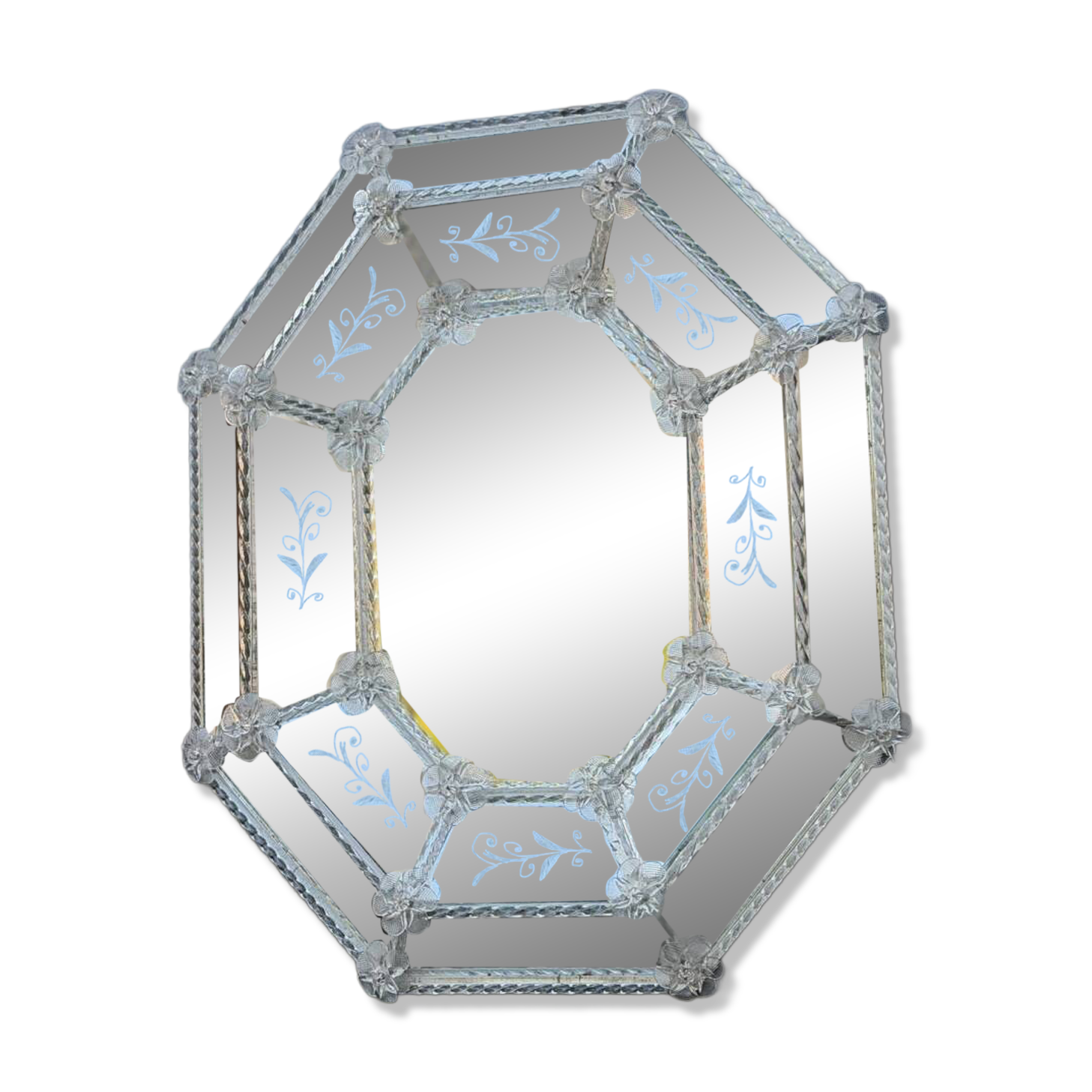 Venetian mirror made of Murano glass, circa 1930