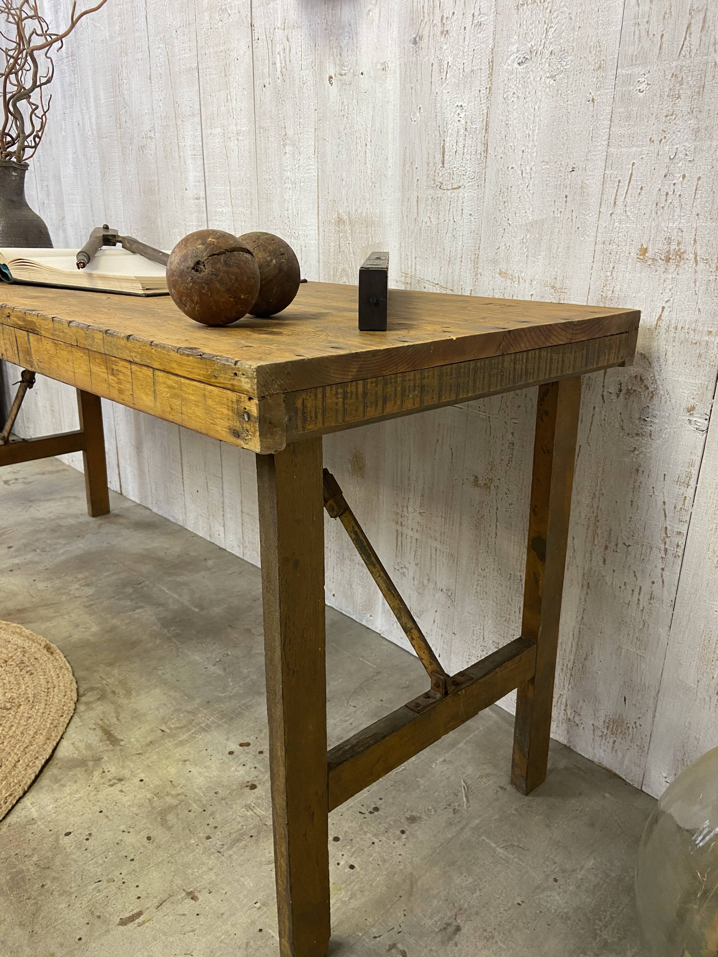 Vintage workshop table