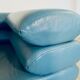 Chaise lounge suédoise vintage rétro en cuir turquoise
