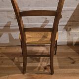 Straw armchair.