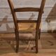 Straw armchair.