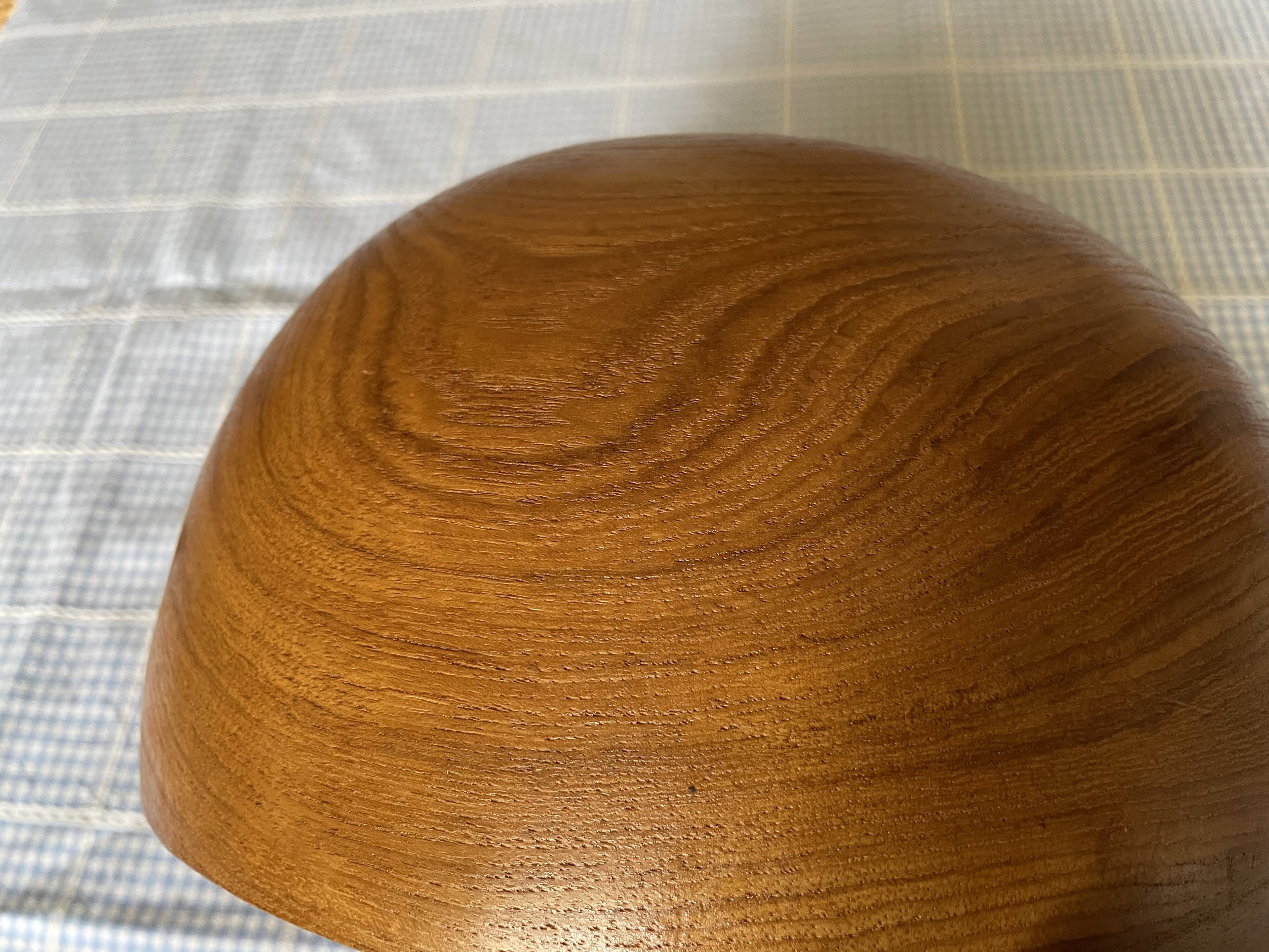 Vintage teak salad bowl